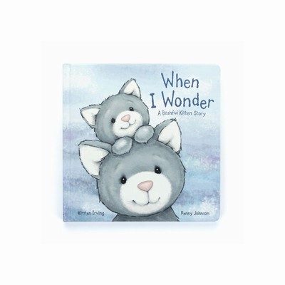 Jellycat When I Wonder and Bashful Grey Kitty Medium USA | 43257TQJO